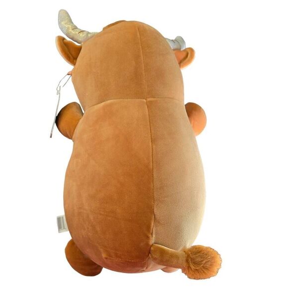 Squishmallow Hug Mees Wilfred Highland Cow Brown 14" 2023 NWT - Picture 4 of 8
